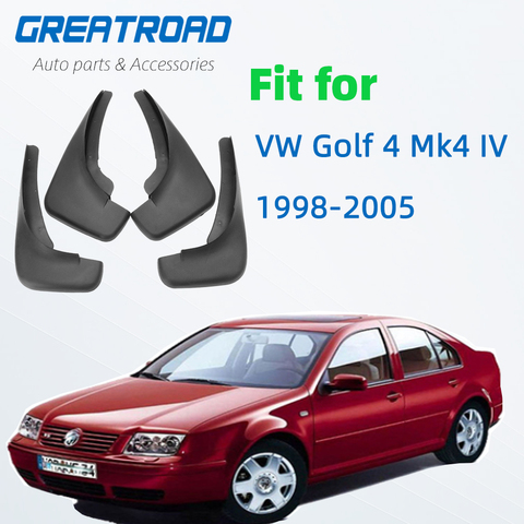 Car Mud Flaps For VW Golf 4 Mk4 IV Bora Jetta 1998-2005 Mudflaps Splash Guards Front Rear Fender Mudguards ► Photo 1/6