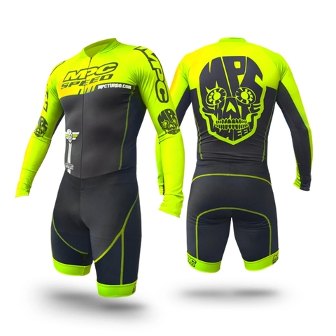 2022 MPC SPEED Long sleeve skinsuit cycling mens body triathlon suit cycling ropa ciclismo jumpsuit set 9D pad mtb bike bicycle ► Photo 1/6
