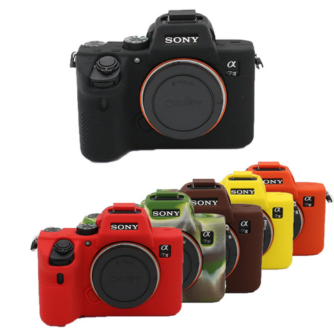 Nice Soft Camera Video Bag Silicone Case For Sony A7III / A7R3 / A7 II / A7 II A7R II A7S II  A7R4 A7 IV A7M2 A7M3 A7RM3 A7RM4 ► Photo 1/6