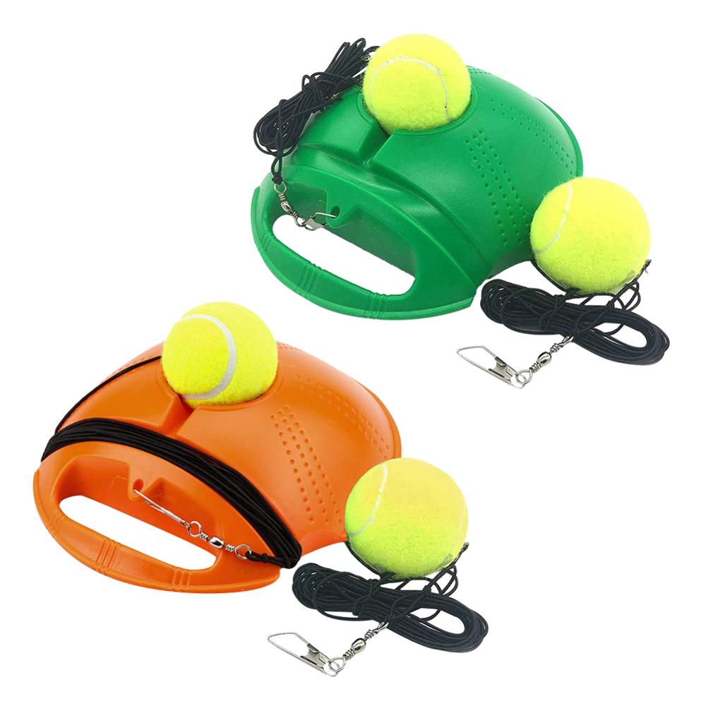 Tennis Trainer Exercise Training Tool Self-study Practice Rebound Ball Baseboard 