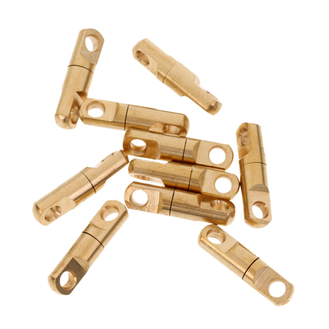 10 Pcs Brass Heavy Duty Swivel Solid Rings Fishing Connector 3.5mm/4mm/6mm ► Photo 1/1