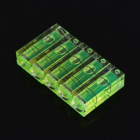 5 Pcs/Set 10x10x29mm Universal VIAL Square Bubble Spirit Level Tripod Measuring Camera ► Photo 1/6