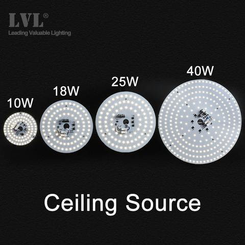 LED Ceiling Light 6/10/18/25/40W Retrofit Ceiling Lamp Source For Replacemen Living Room Kitchen Bathroom Led Ceiling Lighting ► Photo 1/6