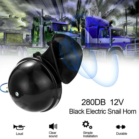 2022 300DB 12V/24V Electric Air Horn Loud Sound Replacement for Raging Car Truck Boat Train CSL88 ► Photo 1/6