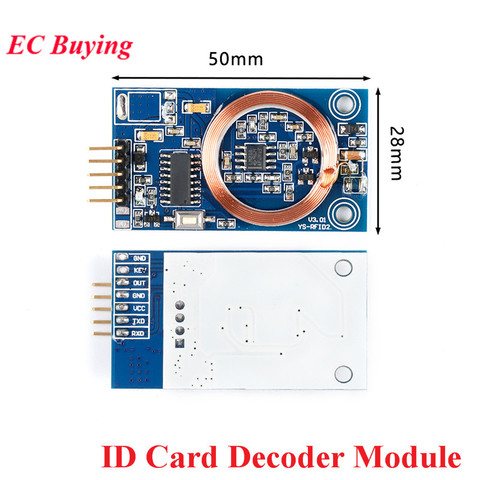 ID Card Decoder RFID Reader Module 125KHz TK4100 RF UART Output Board DC 5V For Access Control DIY Modification ► Photo 1/5