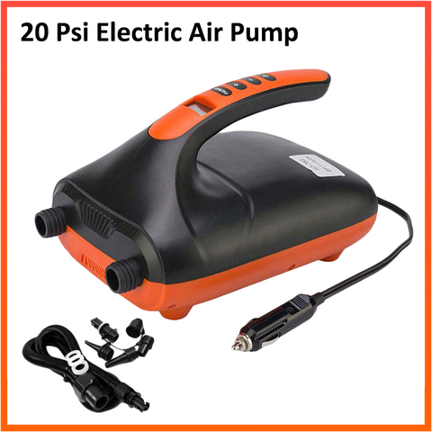 Max 20PSI Inflatable Electric Air Pump High Speed Dual Stage For Outdoor Paddle Board Airbed SUP Paddleboard Inflatable Parts ► Photo 1/6