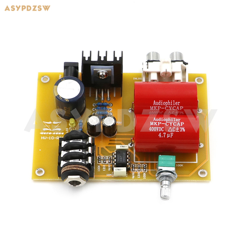 HV-10-RA1 JRC4556AD Headphone amplifier PCB/DIY Kit/Finished board (Can Use battery or power adapter) ► Photo 1/6