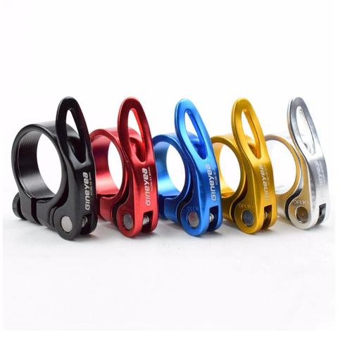 28.6/30.2/31.8/34.9mm Alloy Bike Seat Clamp Aluminium Quick Release Mountain MTB BMX Road Bike bicycle Seatpost Clamp ► Photo 1/6