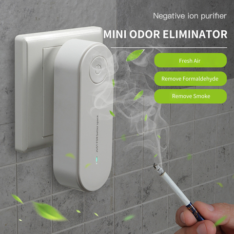 Plug In Air Purifier Portable Deodorizer Mini Odor Eliminator Freshener Quiet Bedroom Air Cleaner for Home Car Office ► Photo 1/6