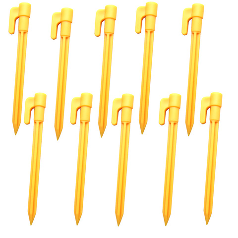6/10/30 PCS outdoor Camping Tent Nails Sand Ground Triangular Stake Ground Awning Camping Tools Plastic Tent Pegs Nail ► Photo 1/4