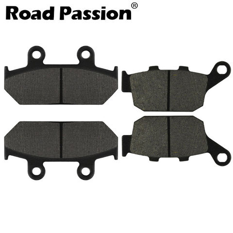 Motorcycle Front and Rear Brake Pads for Honda XL600 XL 600 Trans Alp 1991-1993 NX650 NX 650 Dominator 1988-1996 NX500 1992-1996 ► Photo 1/3