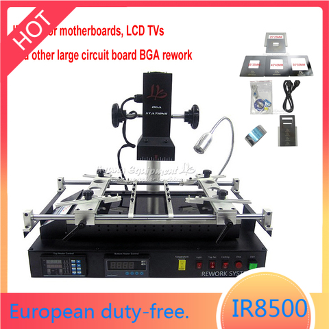 IR8500 BGA rework station laptop motherboard chip PCB repair infrared soldering machine 4pcs pcb jig with screw for LCD TVs ► Photo 1/6