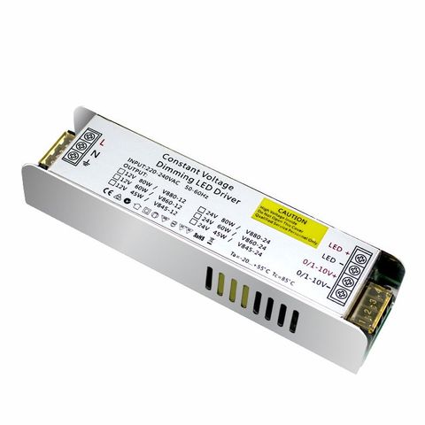 12V 80W LED Dimmable Driver Thyristor Dimming Power Supply 0-10V Led Dimmer Light Power Driver 6A for smart home automation ► Photo 1/6