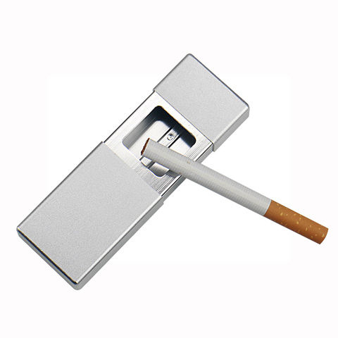 Portable Ashtray Metal Environmental Protection Pocket Sealed Ashtray Mini Portable Ashtray Portable Ash Tray Pocket Ashtrays ► Photo 1/5