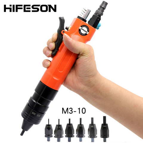 HIFESON Pneumatic Air Rivet Nut Guns Insert threaded Pull Setter Riveters Riveting Nuts Rivnut Tool for M3 M4 M5 M6 M8 M10  Nuts ► Photo 1/6