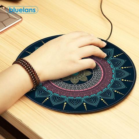 Factory Price New Hot Vintage Bohemian Round Computer 3D Game Carpet Mouse Pad Mat Anti Slip Mousepad Dropshipping ► Photo 1/6