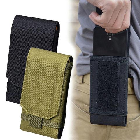 Outdoor Camouflage Bag Tactical Army Phone Holder Sport Waist Belt Case Waterproof Nylon EDC Sport Hunting Camo Bags in Backpack ► Photo 1/6