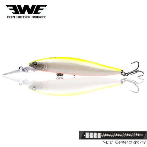 New product EWE chopped flow deep and shallow floating water Mino Alice-mouth bass, mandarin fish, sea lure bait 9g/14g ► Photo 1/6