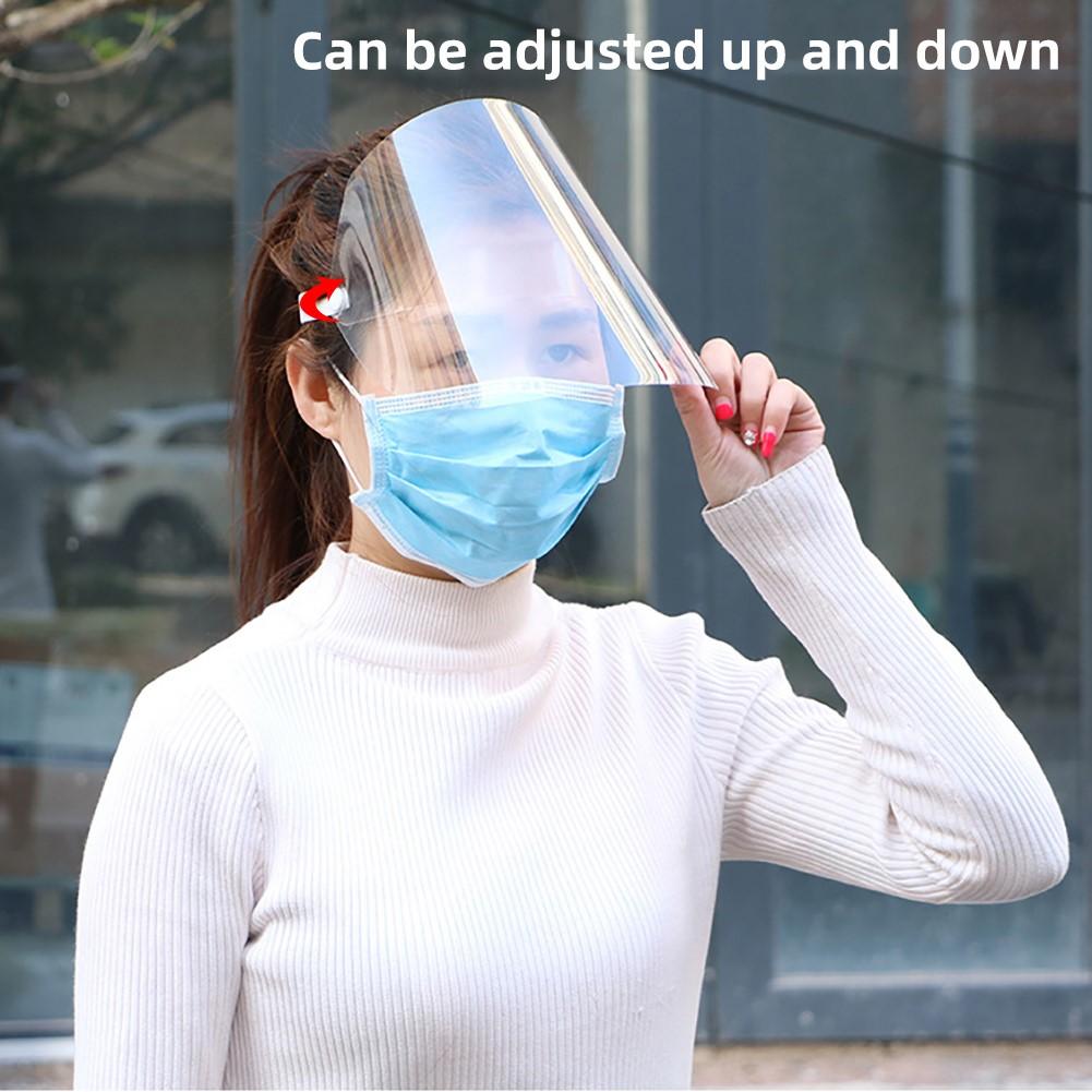 Anti-Fog Face Shield Protective Facial Cover Transparent Glasses Visor Reusable 