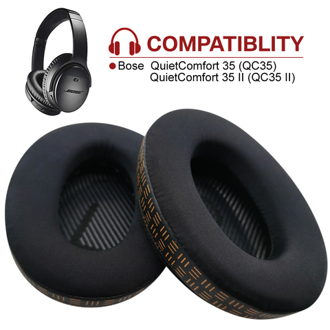 iNeedKit Upgraded Cooling Gel Earpads Compatible with Bose QuietComfort 35 QC35, QC35ii) Over-Ear Headphones Ear Pads Cushions ► Photo 1/6