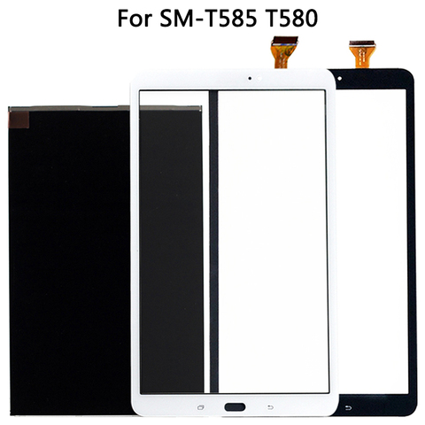 New T580 Touch Screen For Samsung Galaxy Tab A 10.1 SM-T585 T580 Touch Screen Panel Digitizer Sensor LCD Display  Front Glass ► Photo 1/6