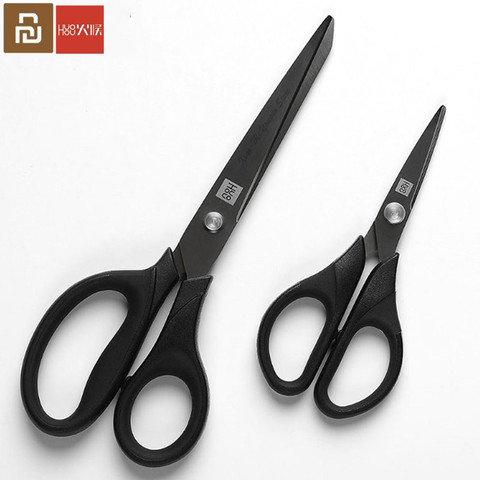 Huohou Titanium-plated Scissors Black Sharp Sets Sewing Thread Antirust Pruning Scissor Leaves Non-slip Tools Kit for Mi Mijia ► Photo 1/6