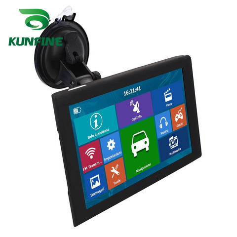 9 Inch Car GPS Navigation Bluetooth Truck Navigator 8GB DDR256M GPS Auto Sat Nav FM Rear View Camera  Free Map ► Photo 1/6