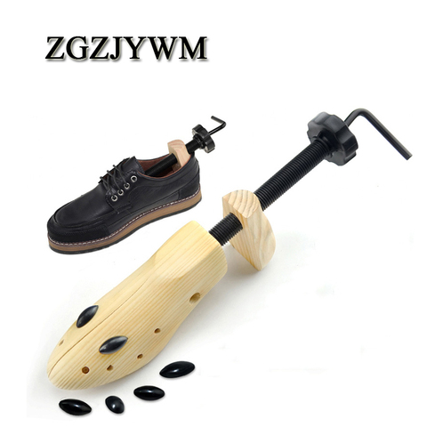 ZGZJYW Shoe Stretcher Wooden Shoes Tree Shaper Rack,Wood Adjustable Flats Pumps Boots Expander Trees Size S/M/L Man Women ► Photo 1/5