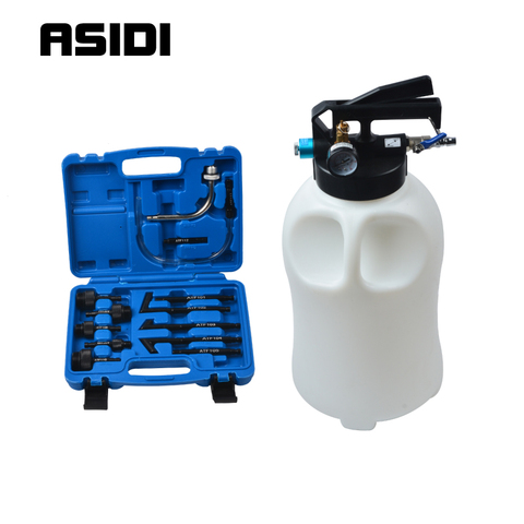 10L Pneumatic Transmission Oil Filling Tool Fluid Extractor Dispenser Refill Pump Tool Kit With 13pcs ATF Adaptor  PT1656 ► Photo 1/6