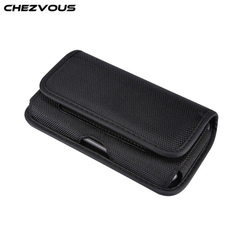 Universal 4.7-7.2inch Belt Clip Holster for iPhone Samsung Huawei Xiaomi Nokia Mobile Phone Waist Bag Nylon Oxford Cloth Pouch ► Photo 1/6