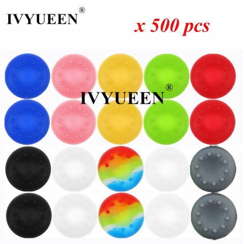 IVYUEEN 500 pcs Analog Thumb Stick Grip for Dualshock 4 PS4 Pro Slim for PS3 for Xbox One 360 Controller Thumb Sticks Caps Cover ► Photo 1/6
