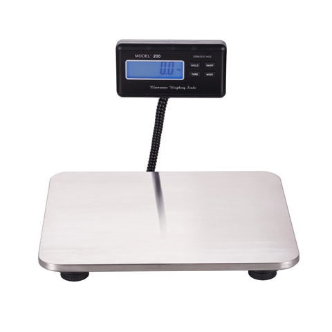 200kg Electronic Balance Digital Postal Scale LCD  Floor weighing Scale Stainless steel ► Photo 1/5