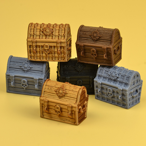 GLOOMHAVEN TRPG dungeons miniature match all common bbg 3D scene tools Treasure chest box models figures figurine ► Photo 1/3