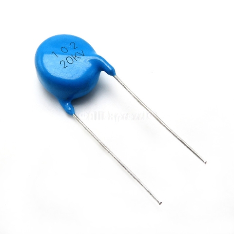 5pcs/lot High voltage ceramic chip ceramic capacitor 20KV102 1000PF 1nF 102K 20KV 14.7MM In Stock ► Photo 1/1