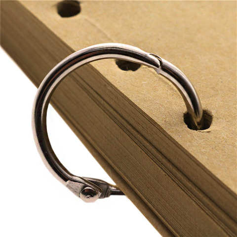 5 Pcs Loose ring Keychain Stainless steel ring Notebook loose-leaf ring Multi-functional steel ring 20/30/25/68/82/45/55/38mm ► Photo 1/6