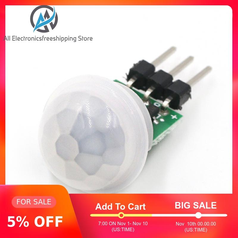 Mini IR Pyroelectric Infrared PIR Motion Human Sensor Automatic Detector Module AM312 Sensor DC 2.7 to 12V ► Photo 1/6