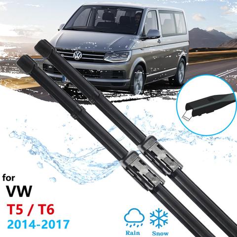 Car Wiper Blade for Volkswagen VW Transporter T5 T6 Caravelle Multivan 2014~2017 Windscreen Windshield Wipers Car Accessories ► Photo 1/6