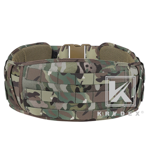 KRYDEX Multicam Tactical Padded MOLLE System Waist Belt Multi Function Quick Release Buckle Battle Airsoft Military Combat Belt ► Photo 1/6