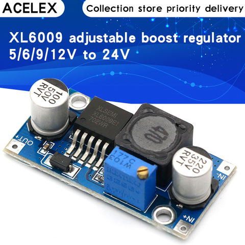 XL6009 DC-DC Booster module Power supply module output is adjustable Super LM2577 step-up module ► Photo 1/6