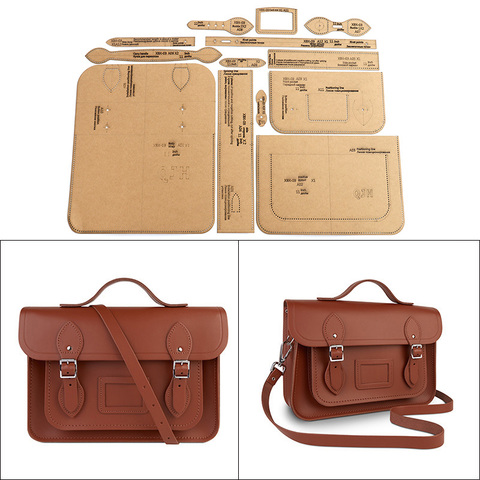 1Set DIY Kraft Paper Template New Classic Cambridge Crossbody Bag Leather Craft Pattern DIY Stencil Sewing Pattern 28cm*19cm ► Photo 1/5