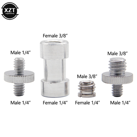 4pcs Durable Male to Female Screw Adapter 1/4