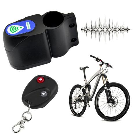 Anti-theft Bicycle Lock Sound Loud Electronic Security Bicycle Steal Lock Alarm Bike Lock Remote Control Anti Theft Bike Lock ► Photo 1/6