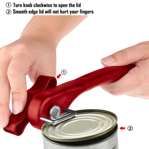 New Multifunction Stainless Steel Safety Side Cut Manual Can Tin Opener ► Photo 1/1