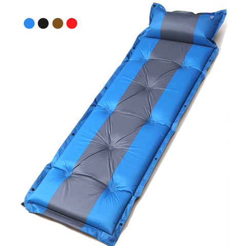 Desert&Fox Self Inflatable Mattress with Air Pillow Portable Single Camping Mat Air Mattress Lightweight Travel Sleeping Pad ► Photo 1/6