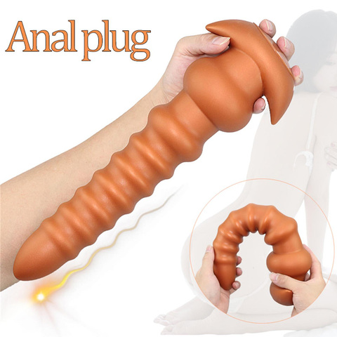 Big Anal Beads Butt Plug Intimate Toys for Adults Phalluses for Anal Plug Sex Toy Silicone Large Buttplug Anal Expander Sexoshop ► Photo 1/6