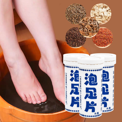 6pc/Bottle Fungal Nail Treatment Detox Foot Soak Long-Term Relief Athlete's Foot Skin Cracking Psoriasis Peeling Foot Care Cream ► Photo 1/6