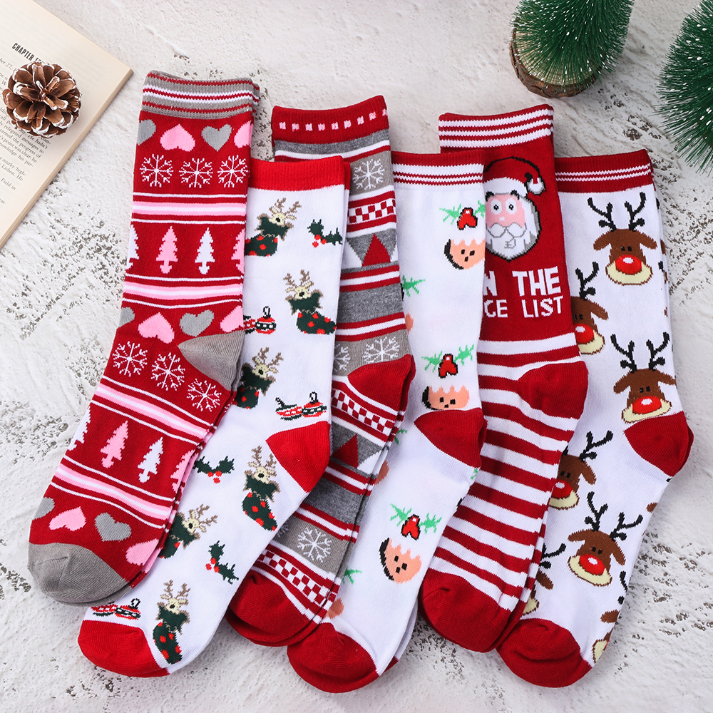 Christmas Socks Santa Claus Gift Kids Unisex Xmas Funny Socks FOR Girl Women