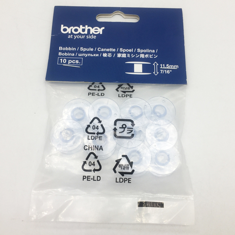 BOBBIN BROTHER 11.5mm SEWING MACHINE BOBBINS10pcs SFB(XA5539-151) ► Photo 1/2