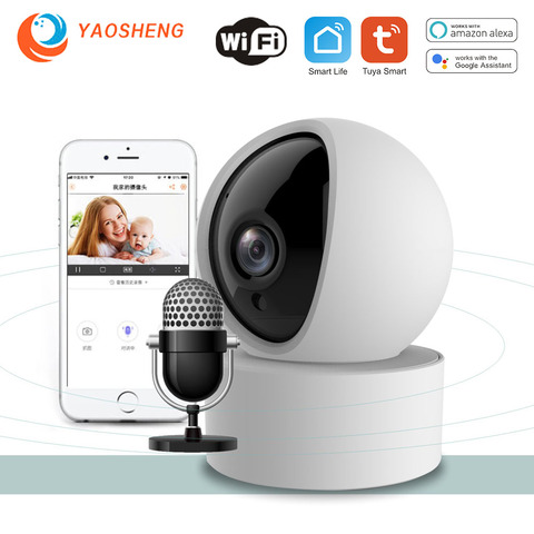 1080P TUYA Camera Security Camera Baby Monitor WiFi Wireless Camera Smart Tracking 350 Degrees Pan Rotation ► Photo 1/6