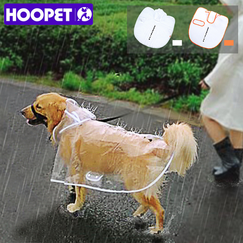 HOOPET Dog Raincoat big Dog Medium-sized Dogs Pet Waterproof Clothing Jacket Clothes Puppy Casual ► Photo 1/6